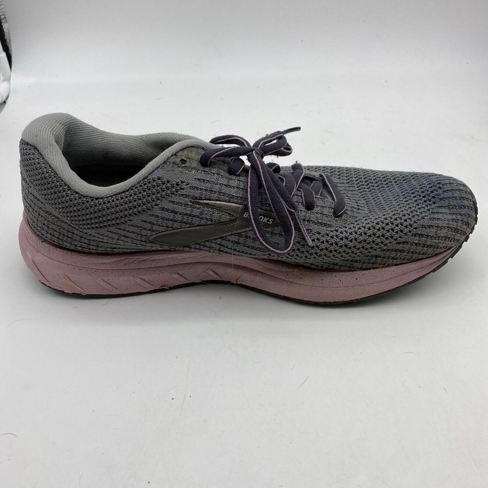Brooks Shoes Revel 3 Womens 9 Gray Pink Running Athletic Sneakers Gym Walking - Picture 14 of 16